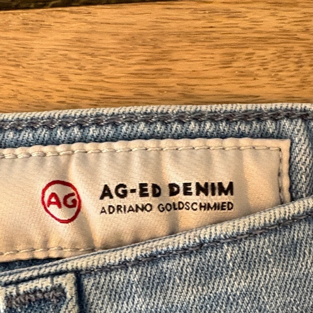 AG Adriano Goldschmied Light Blue High Rise Jeans- Super High-rise Skinny - Picture 5 of 14